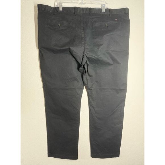 Tommy Hilfiger Men's Stretch Custom Fit Chino Pants Black Size 46W 31L - Picture 3 of 15